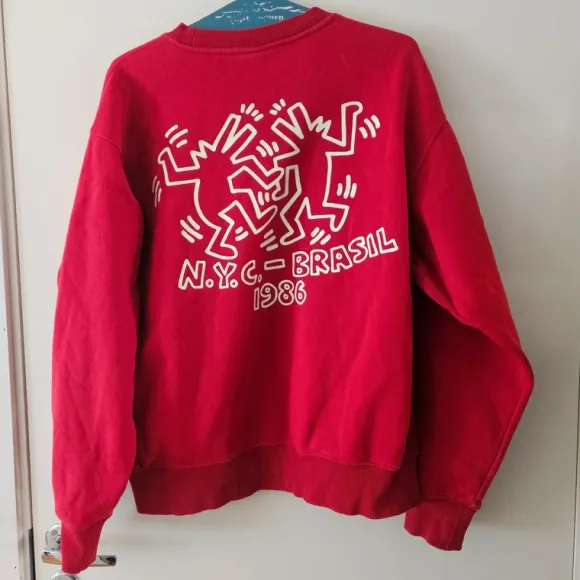 Sweatshirt Keith Haring Large Mycket bra skick!