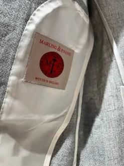 Szara marynarka wełna/len Marling&Evans Poszetka.com