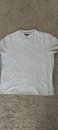 Szary T-shirt Tommy Hilfiger, rozmiar Xl