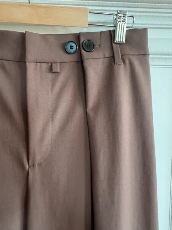 Szerokie spodnie barrel COS klasa Massimo Dutti Arket oversize jak nowe