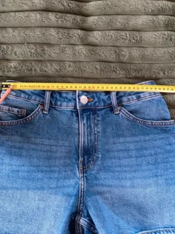 Szorty jeansowe H&M 36 wysoki stan bawełna klasyczne