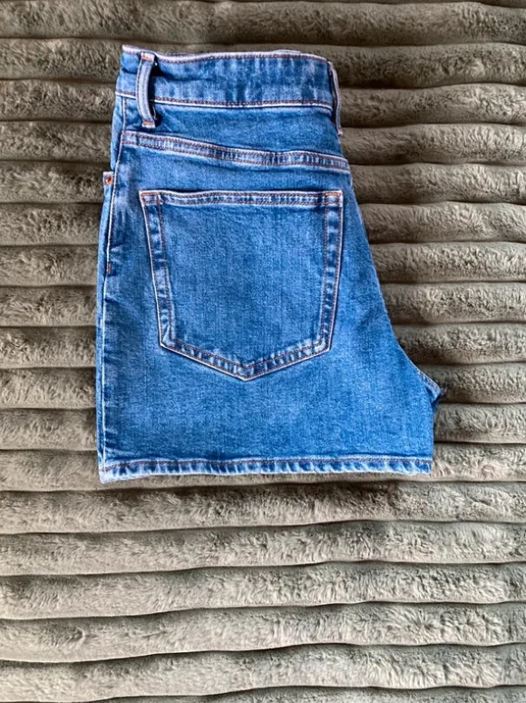 Szorty jeansowe H&M 36 wysoki stan bawełna klasyczne