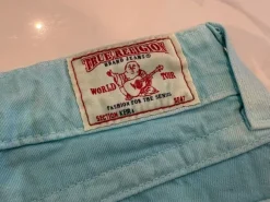 szorty jeansowe true religion y2k 2000s avant garde
