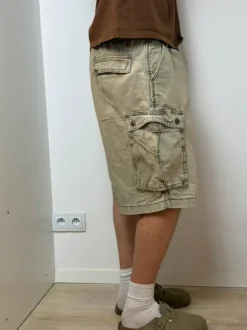 Szorty męskie Carhartt rap cargo beige vintage 90s baggy