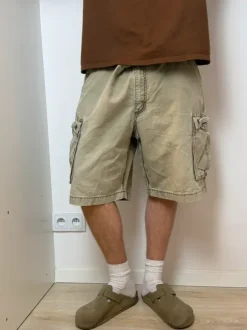Szorty męskie Carhartt rap cargo beige vintage 90s baggy