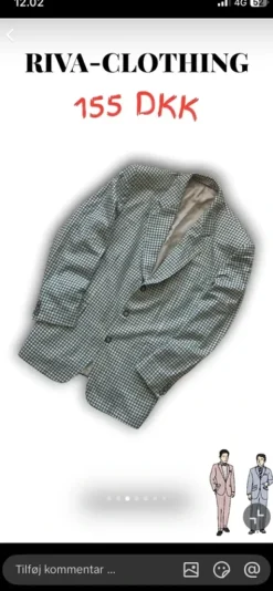 Ternet Blazer Hvid/Grøn