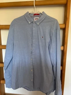 Tommy Jeans slim fit skjorte str XL