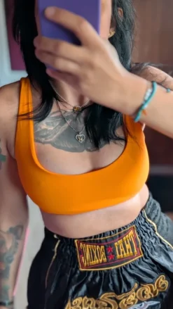 Top Góra Bikini na ramiączkach Gun Dolls Kostium Kąpielowy Strój Sportowy Stanik