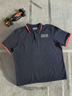 Tshirt polo Oracle Redbull Racing f1 castore 3XL bawełna granatowa formuła 1