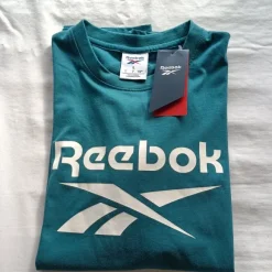 T-shirt Reebok Nowy, morska zieleń