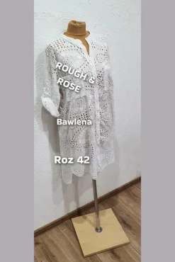 Tunika bawełna haft plus size