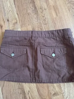Udgået h&m sød brun denim nederdel