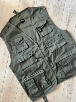 Vest i armygrøn