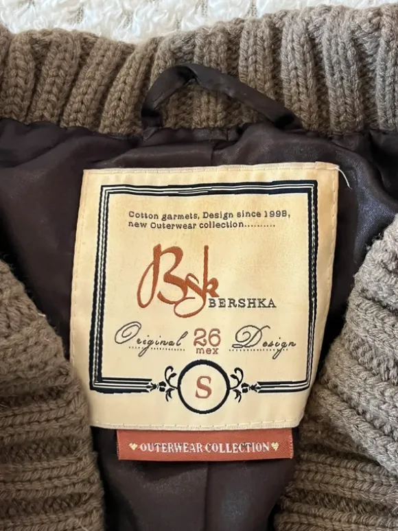 vintage brown faux fur waistcoat y2k sztuczne futerko futrzana kamizelka 00s swag avant garde