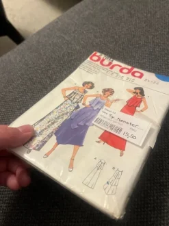 Vintage burda sewing pattern