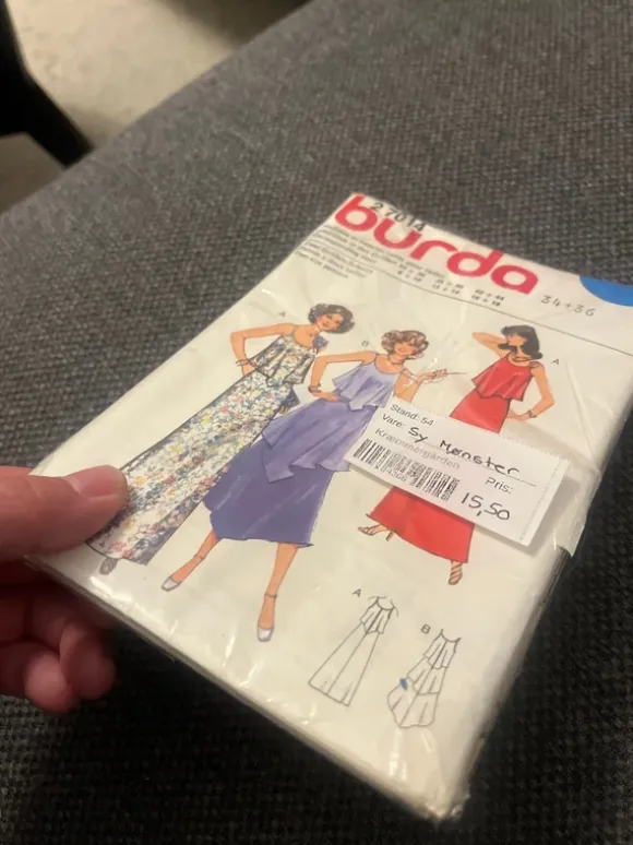 Vintage burda sewing pattern