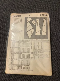 Vintage burda sewing pattern
