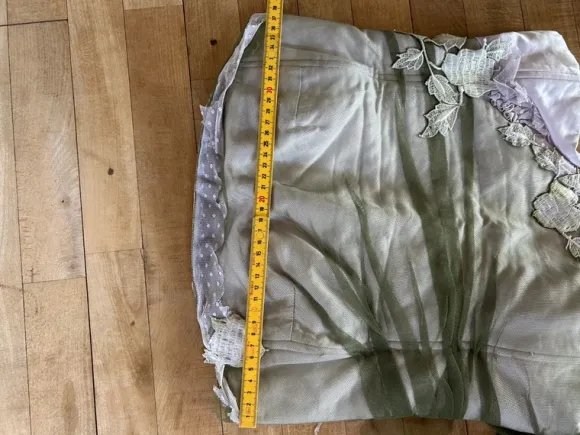 Vintage corsagetop sjal og bux medfølger