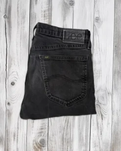 Vintage Jeansy Męskie Lee W32 L32 Czarne