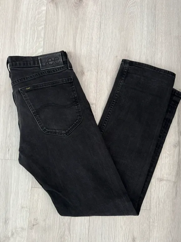 Vintage Jeansy Męskie Lee W32 L32 Czarne