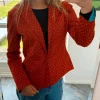 Vintage rød blazer