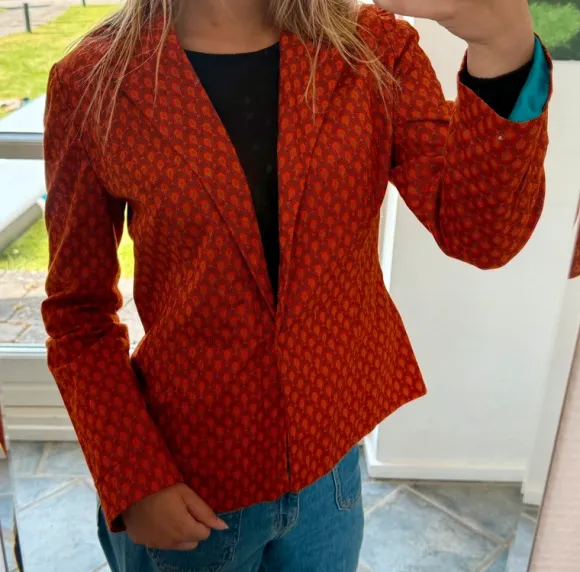Vintage rød blazer