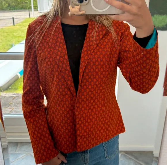 Vintage rød blazer