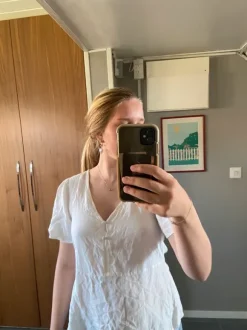 Vit blus