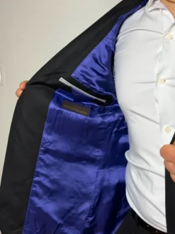 Vitale Barberis Canonico – marynarka nowy z metką | tkanina Super 110’s | rozmiar L made in Italy