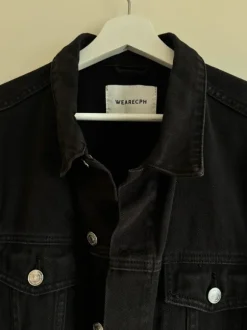 Wearecph sort cowboyjakker str. L
