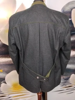 Wełniana marynarka Michel Luzzi – styl bawarski / Loden ,vintage,folk,roz.27,zestaw do 20% taniej