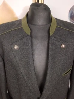 Wełniana marynarka Michel Luzzi – styl bawarski / Loden ,vintage,folk,roz.27,zestaw do 20% taniej