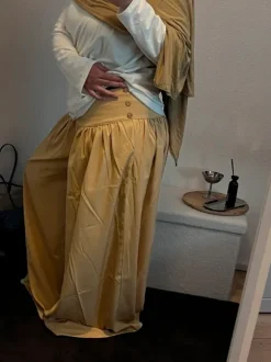 Wide leg bukser
