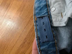 Wide/baggy gravidjeans från HM, storlek L