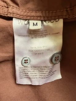 Wood Wood Nico Shirt – Chocolate Brown – str. M