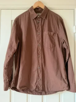 Wood Wood Nico Shirt – Chocolate Brown – str. M