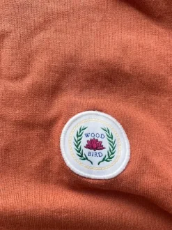 Woodbird Hoodie - Rust / Str. M
