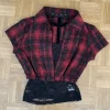 Zestaw alt punk gotycki spódniczka top restyle rave hell bunny killstar disturbia forest ink