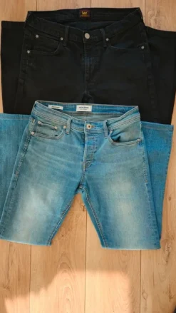 Zestaw męskich spodni jeansowych. Lee Luke, Jack&Jones Glenn