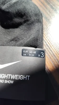 ZESTAW skarpetki nike unisex 3x 42-46