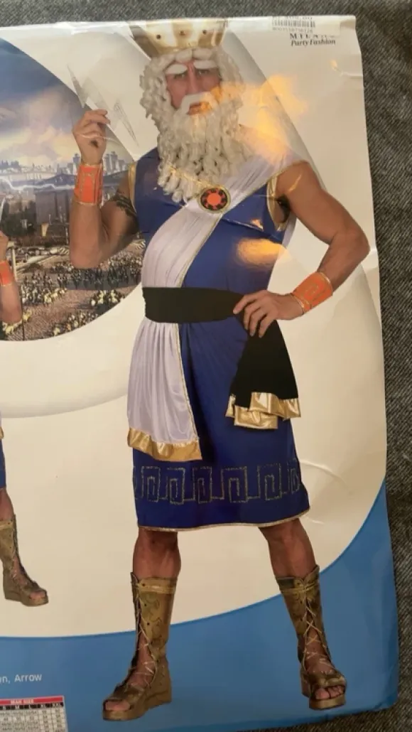 Zeus kostume